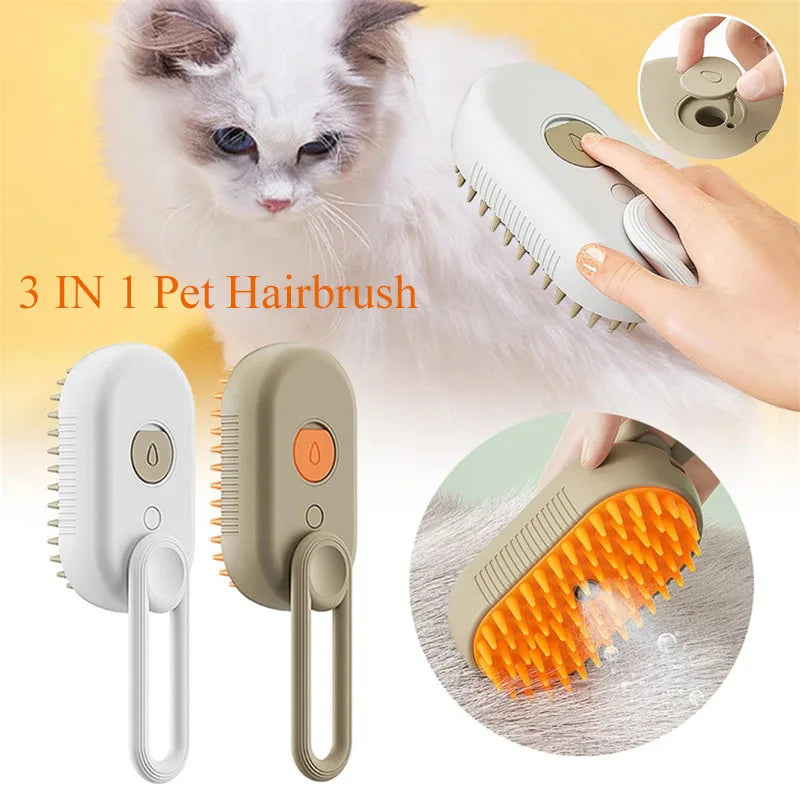 Revolutionary Steam Grooming Brush for Pets