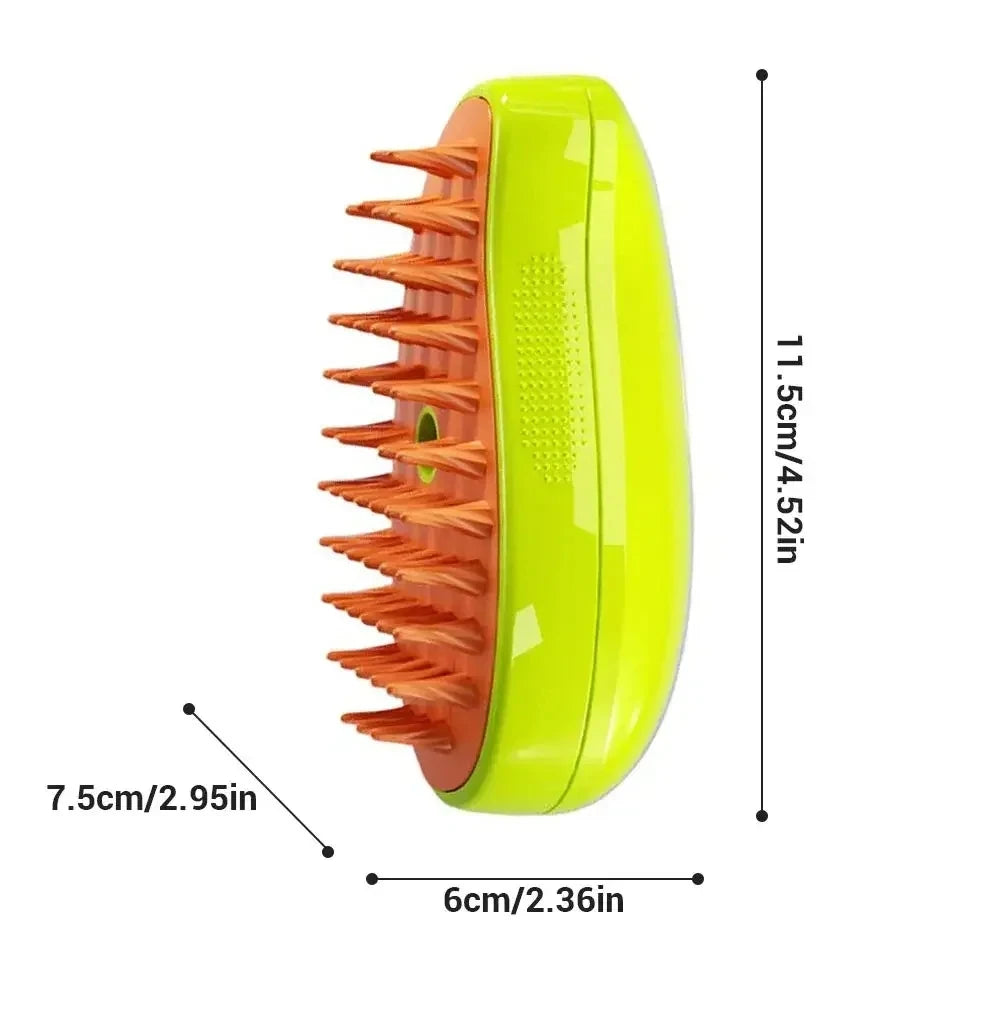 Revolutionary Steam Grooming Brush for Pets