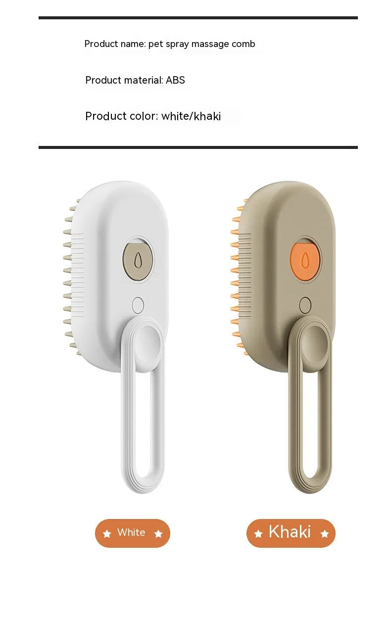 Revolutionary Steam Grooming Brush for Pets