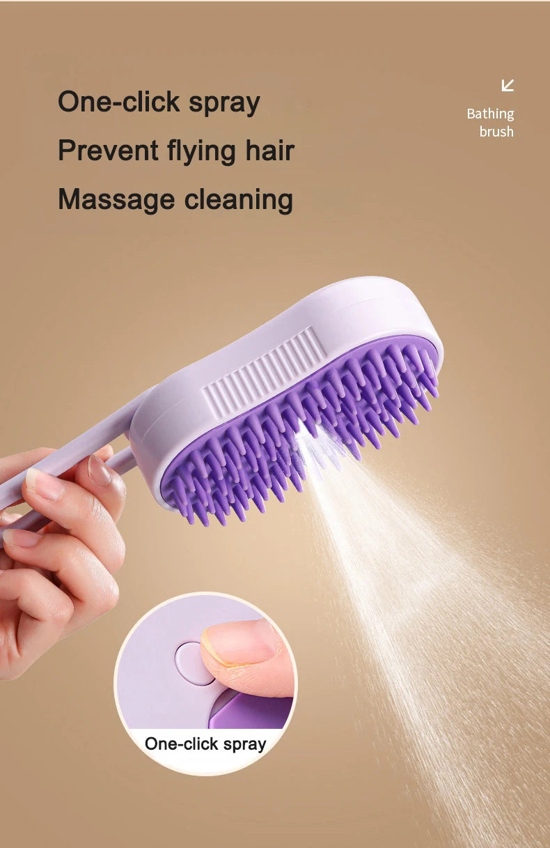 Revolutionary Steam Grooming Brush for Pets