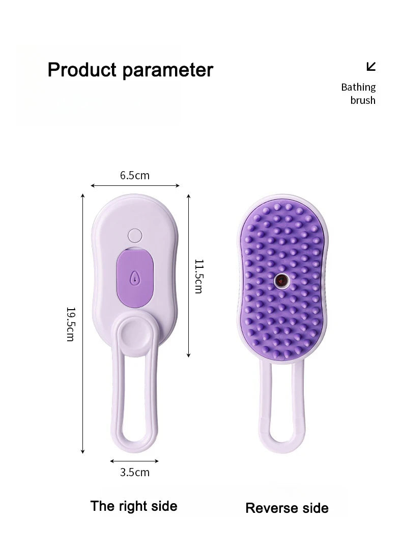 Revolutionary Steam Grooming Brush for Pets