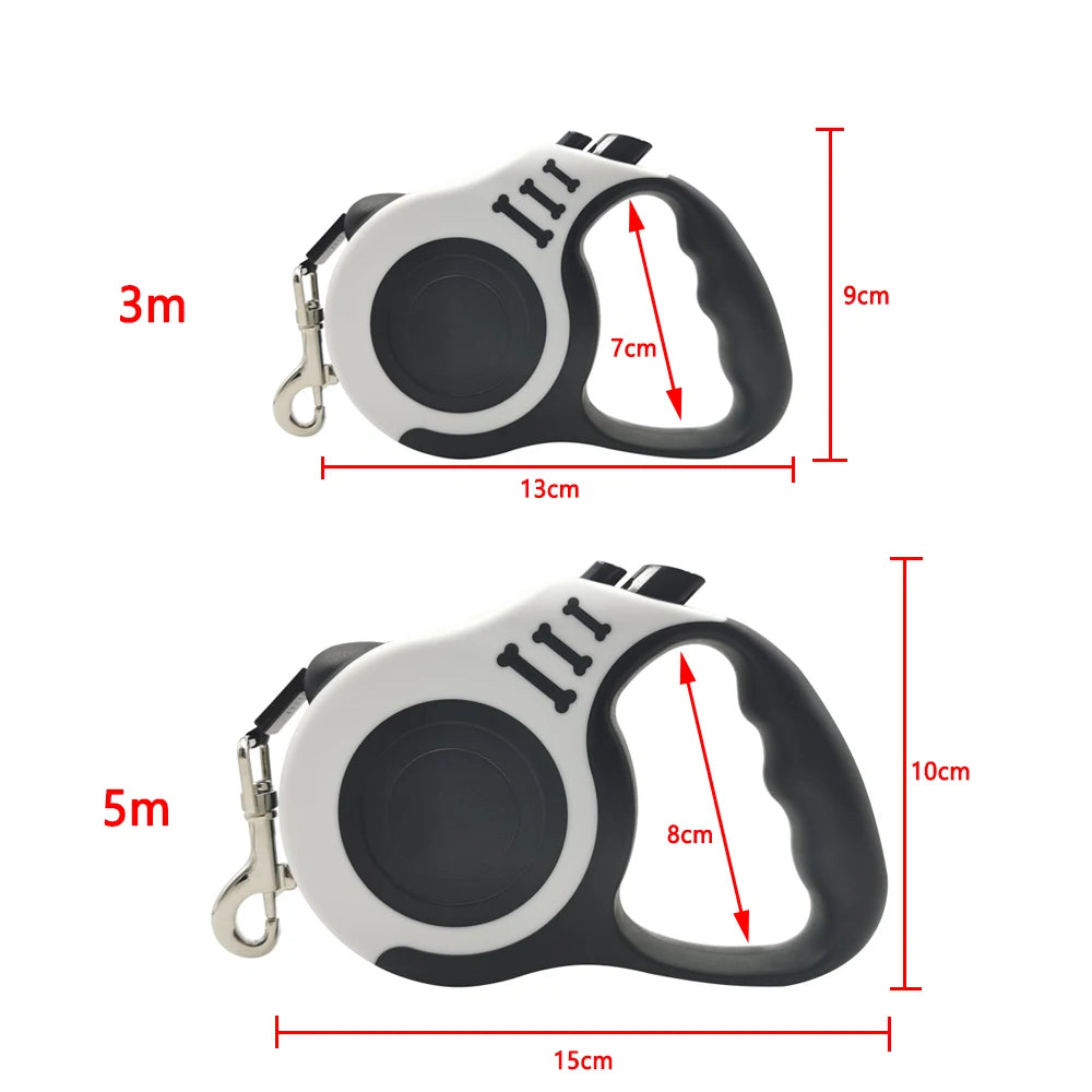 Durable Retractable Nylon Leash for Dogs and Cats